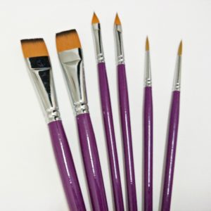Basic Face Paint Brushes